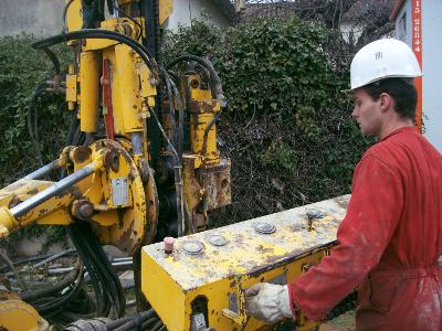 Camion pour fondations spéciales à Dax dans les Landes - SOFIM