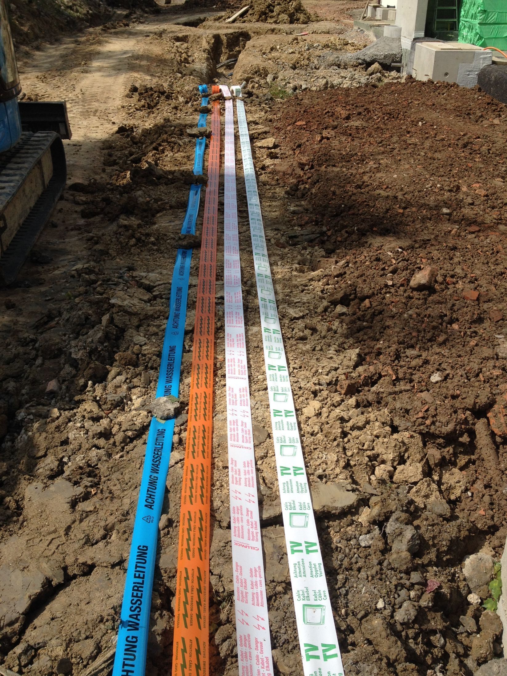 Tief-und Strassenbau, Aushub und Umgehungsarbeiten Winden