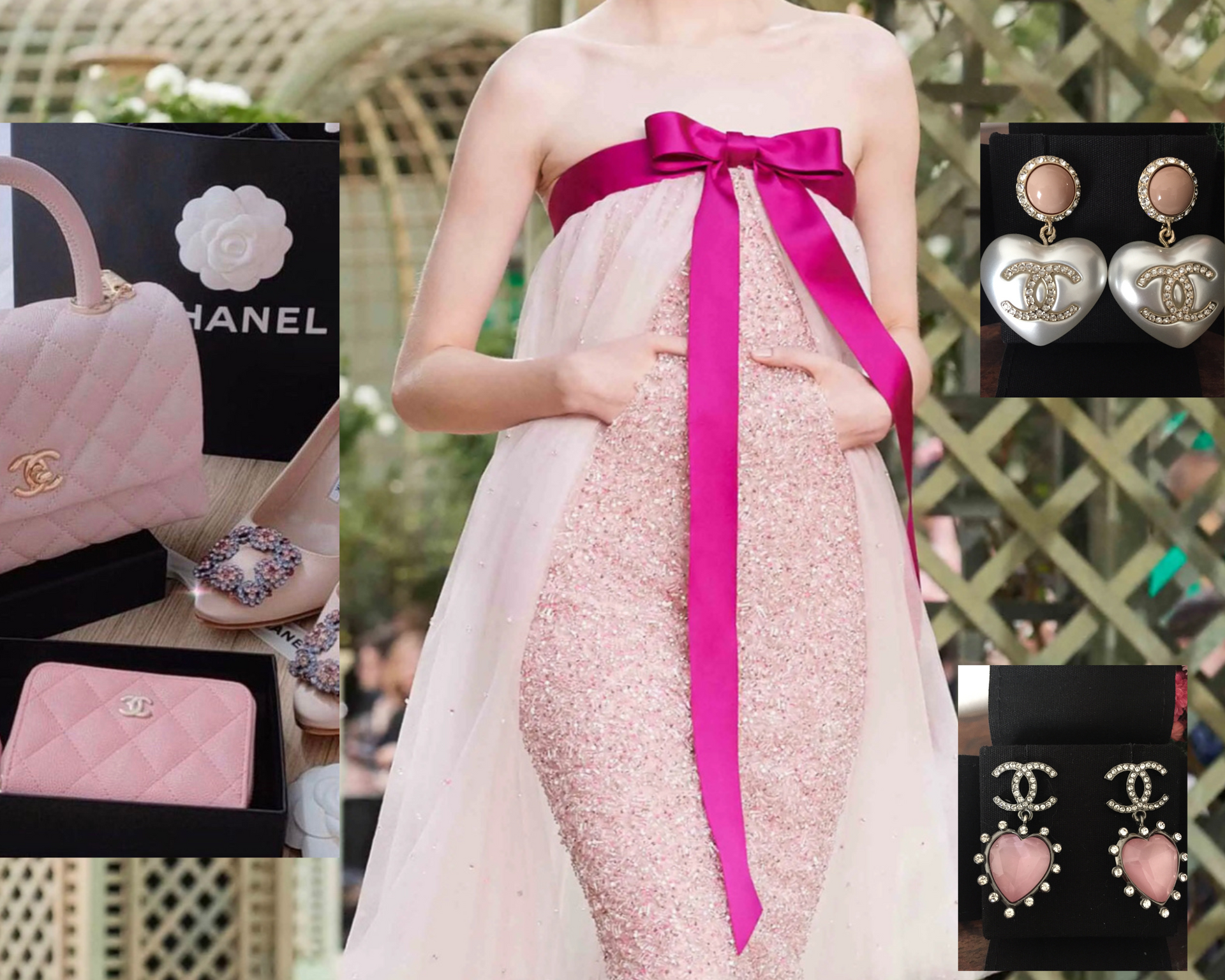 Sacs rose, bijoux - Chanel