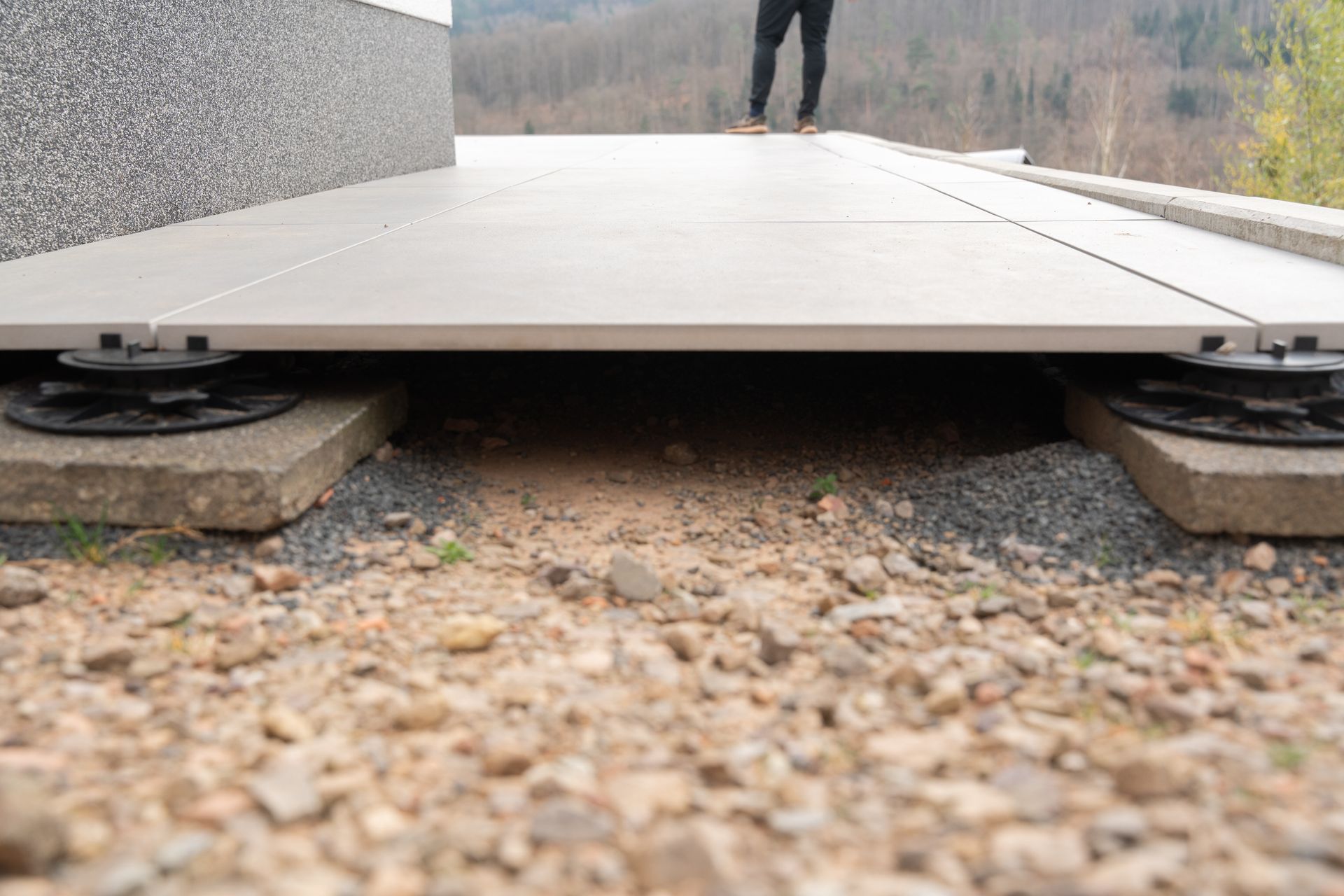 Carrelage pour terrasse sur plots