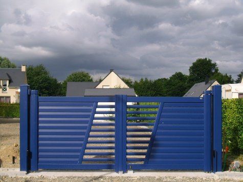 Portail en aluminium