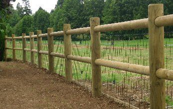 Clôture en bois