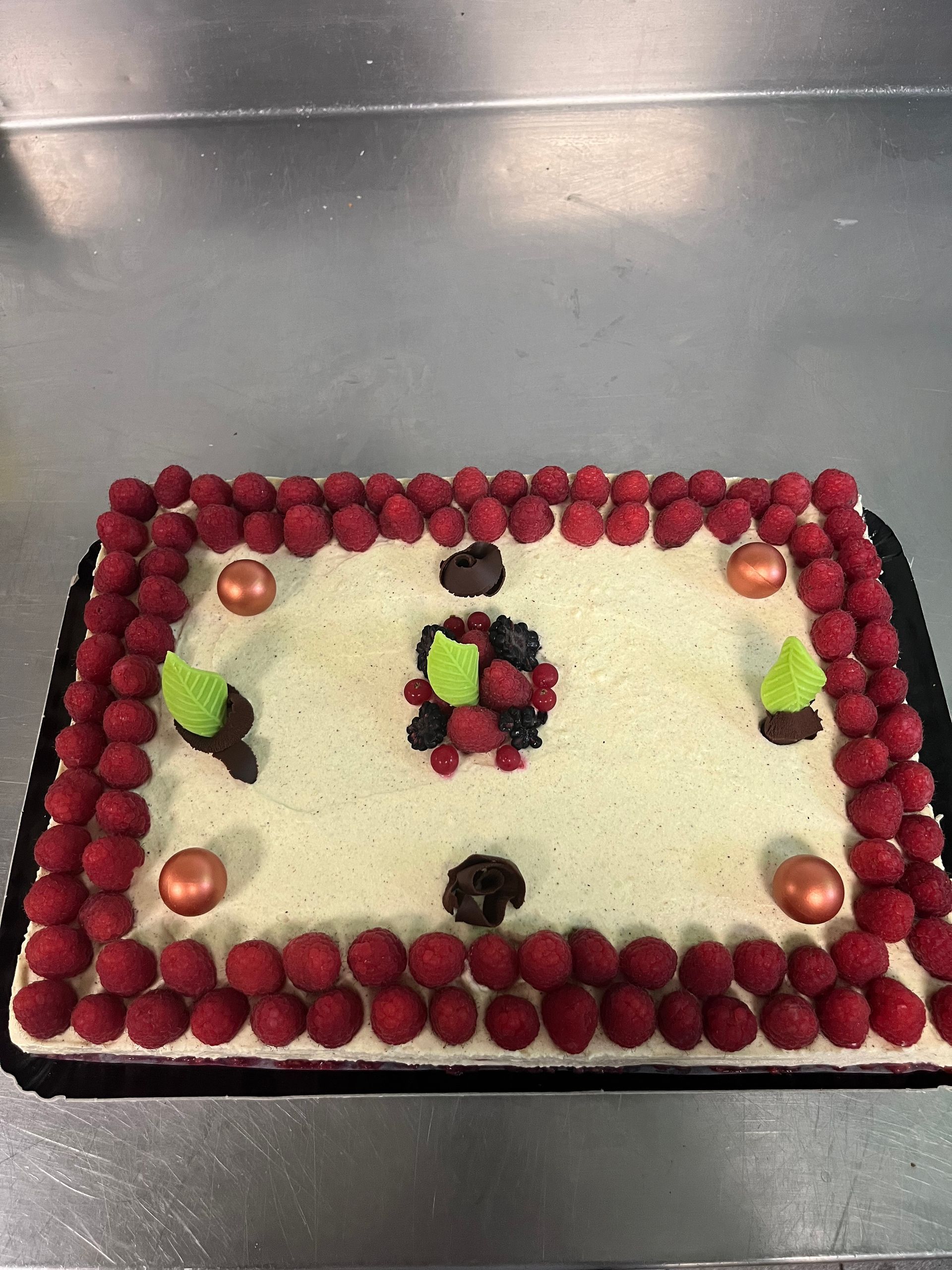 Framboisier pour événement.