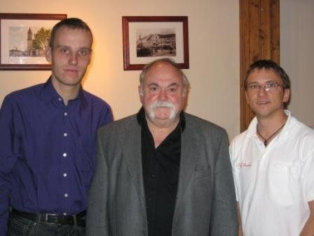 Gunther Böhnke im Café Buechner
