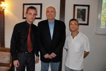 Heinz-Florian Oertel im Café Buechner