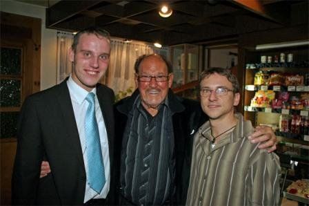 Herbert Köfer im Café Buechner