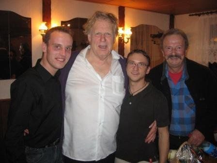 Gunter Gabriel im Café Buechner