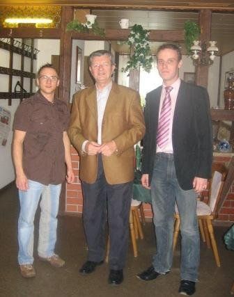 Klaus Feldmann im Café Buechner