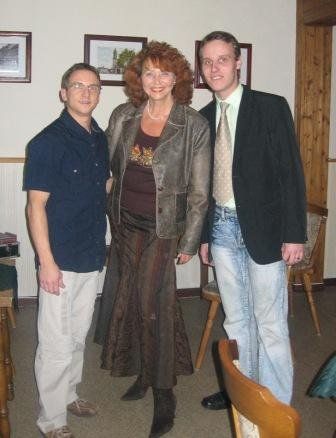 Regina Thoss im Café Buechner