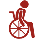 Icon Rollstuhlfahrer