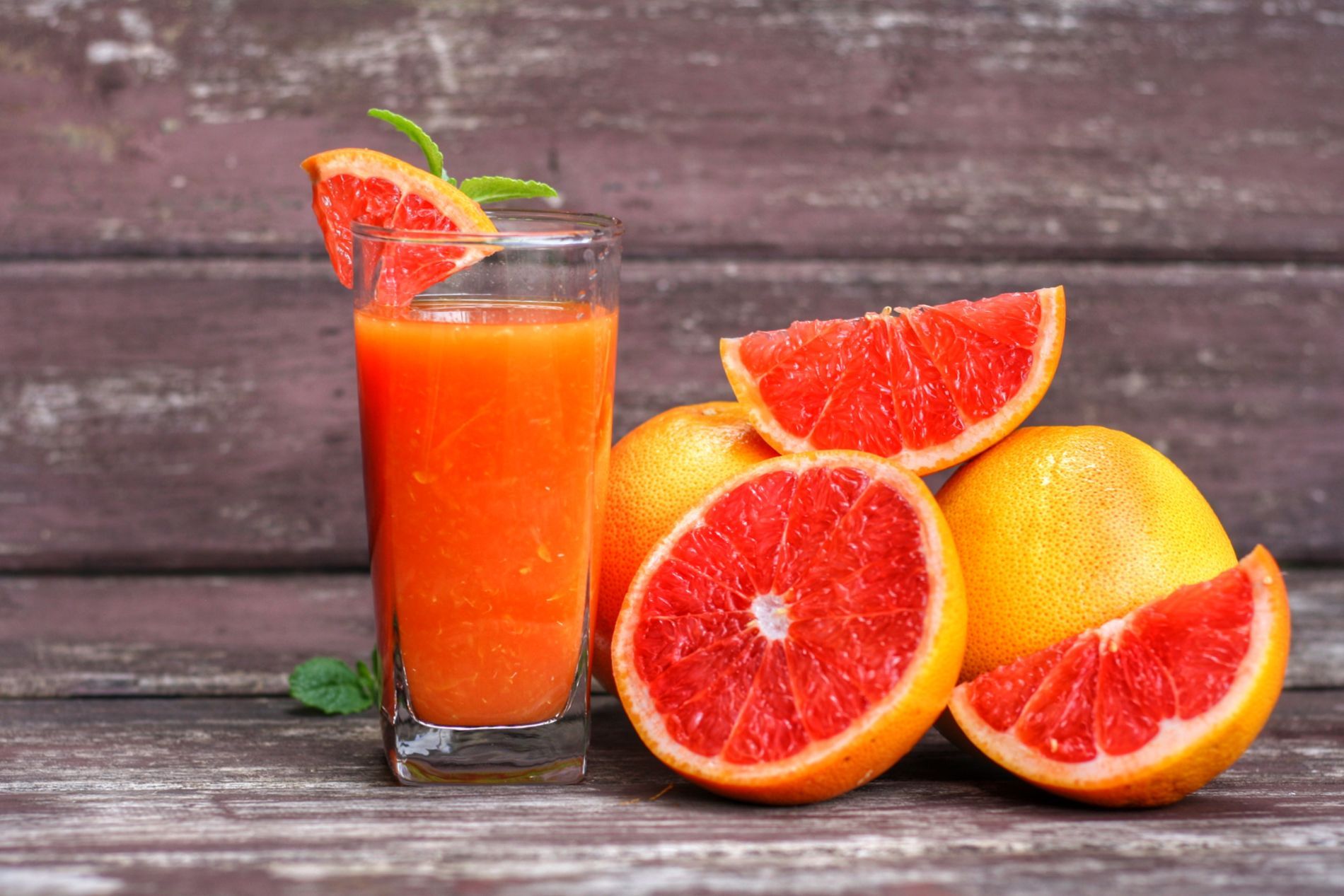 Frischgepresster Grapefruitsaft