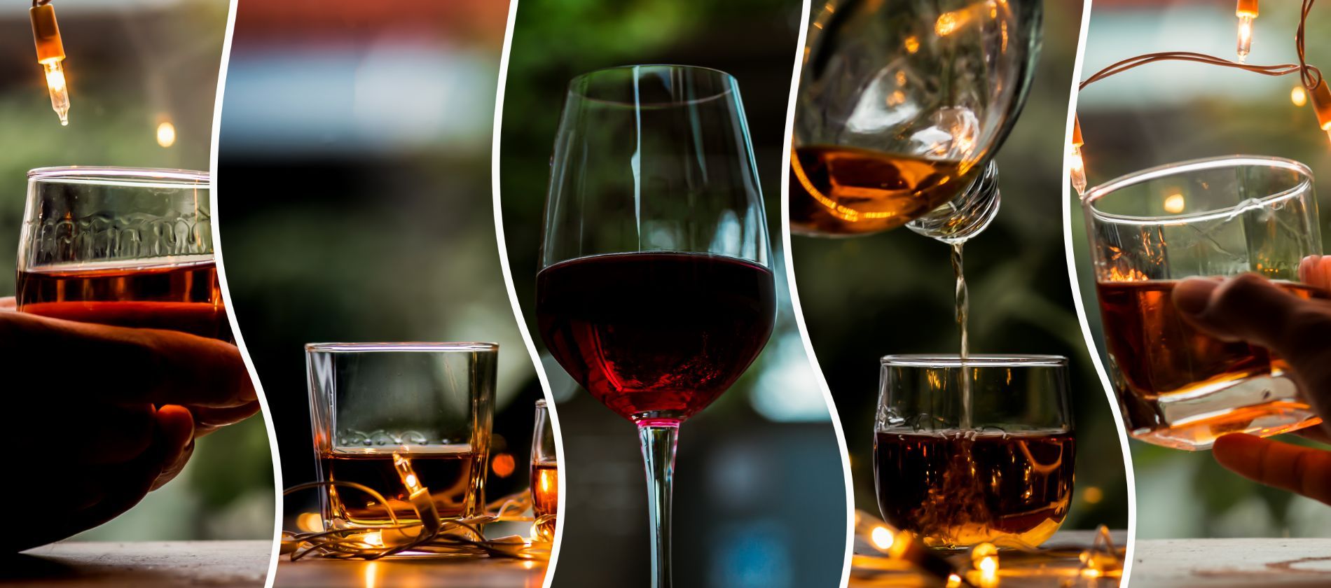 verschiedene Weine Café Buechner