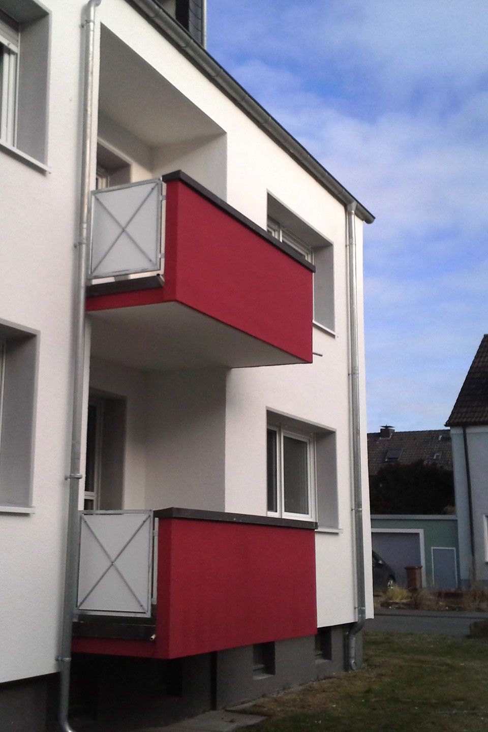 roter Balkon