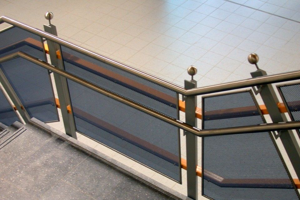 Nahansicht Treppengeländer