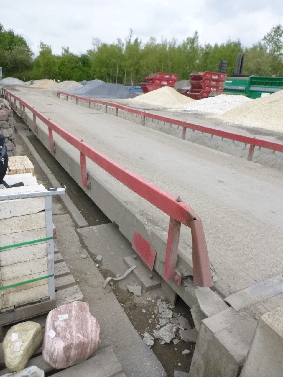 Reparaturarbeiten an einer Straße