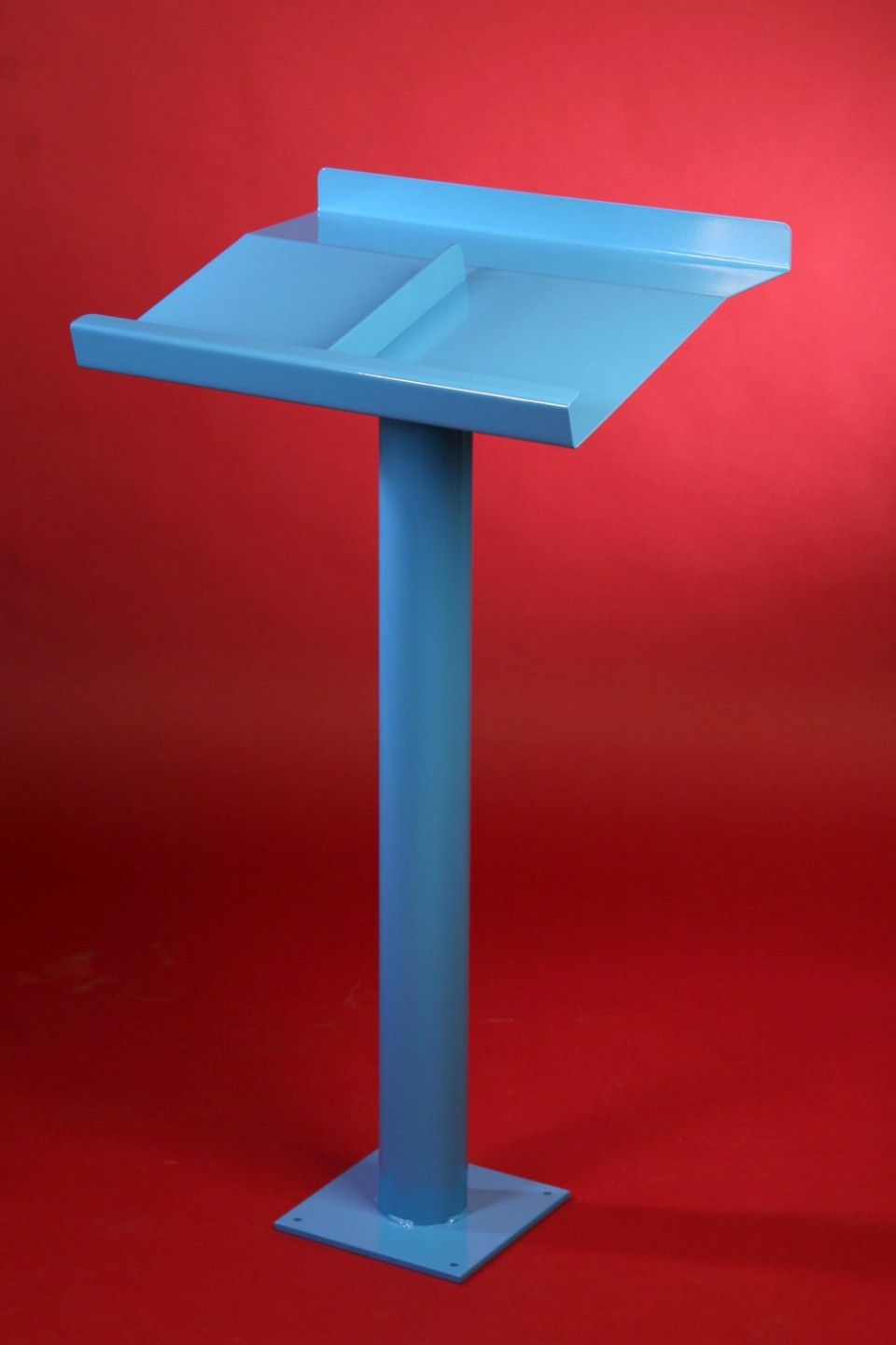 blauer Notenständer