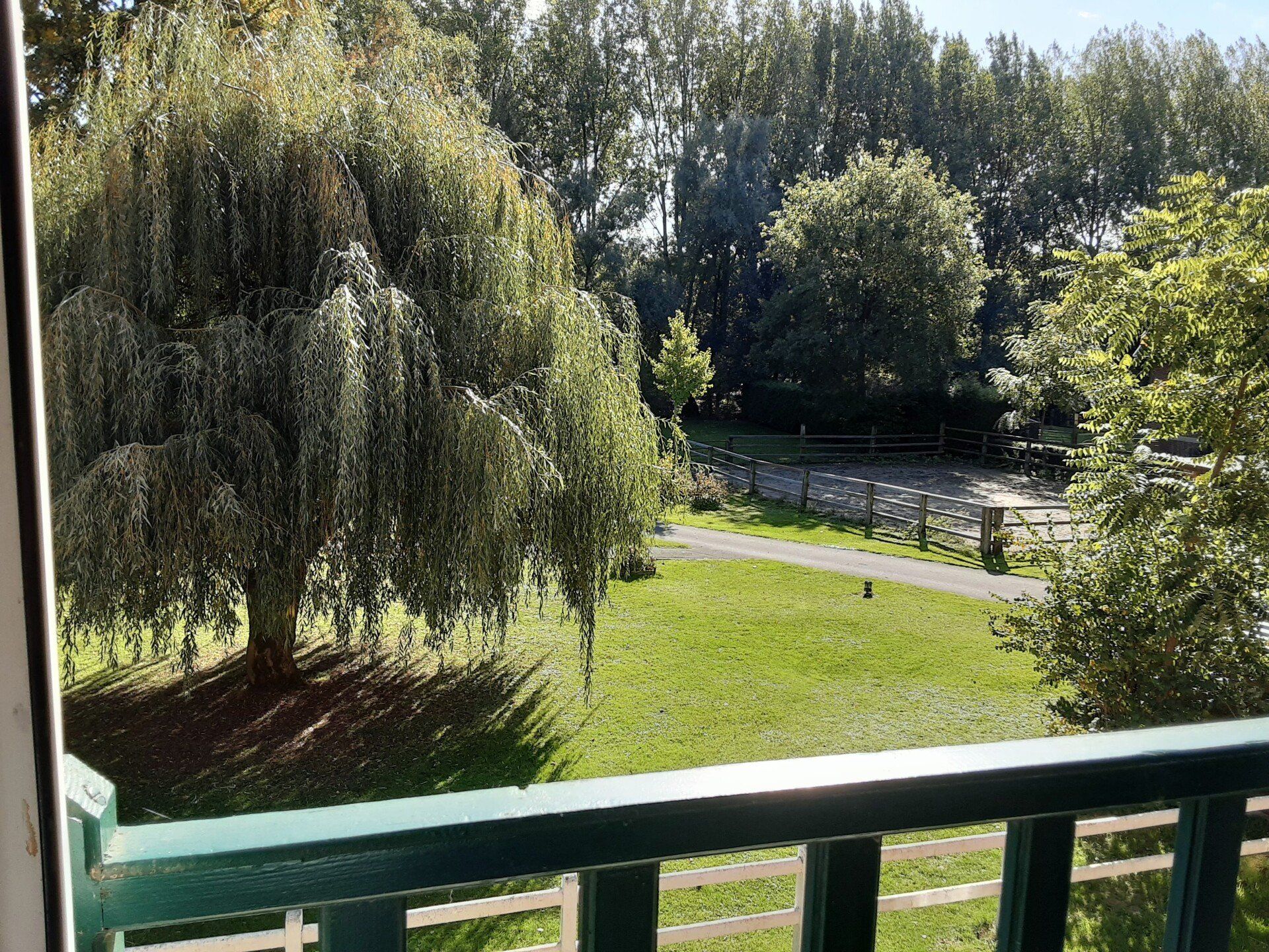 Parc  du gîte à Miraumont