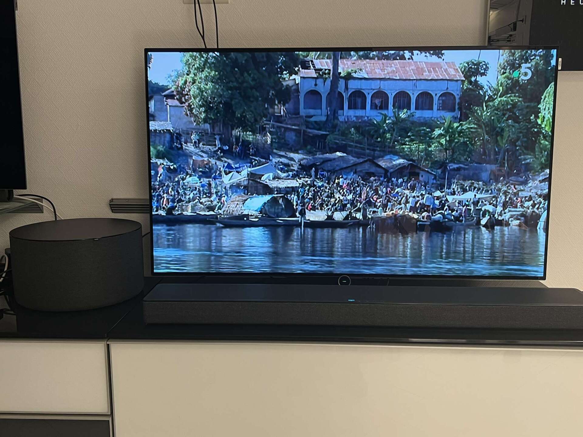 Photo de l'écran d'un téléviseur