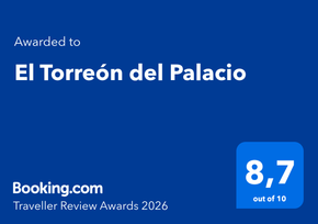 Logotipo de Booking.com con una calificación