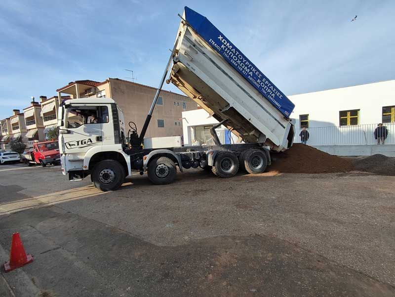 Χωματoυργικές εργασίες Βαρσαμούδης Στέλιος