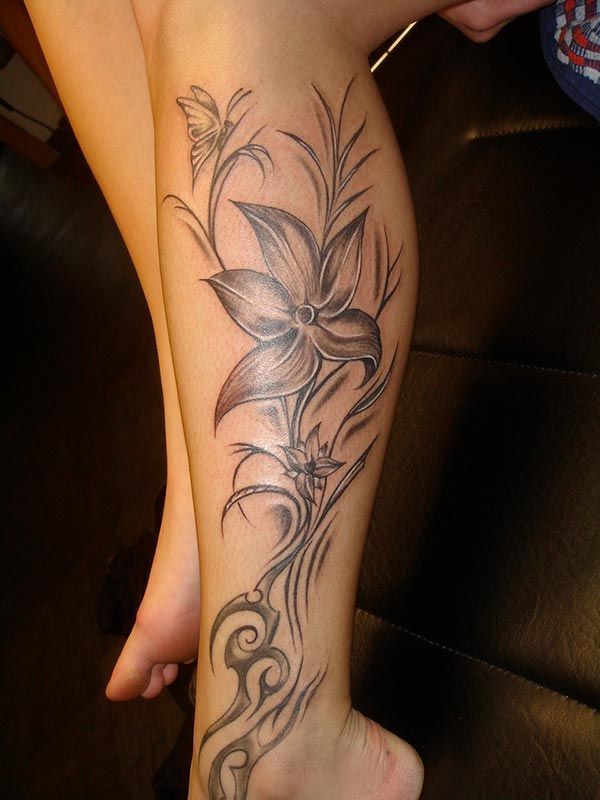 Blumen Tattoo
