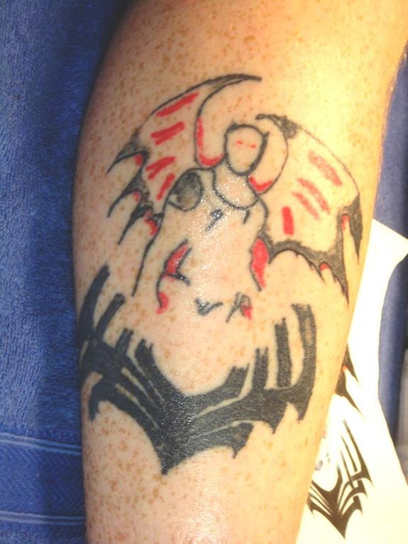 Cover Up Dämon vorher