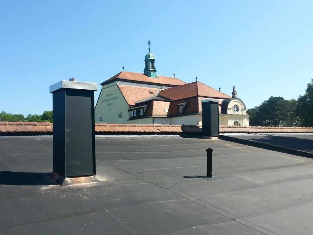 Flachdachabdichtung mit EPDM