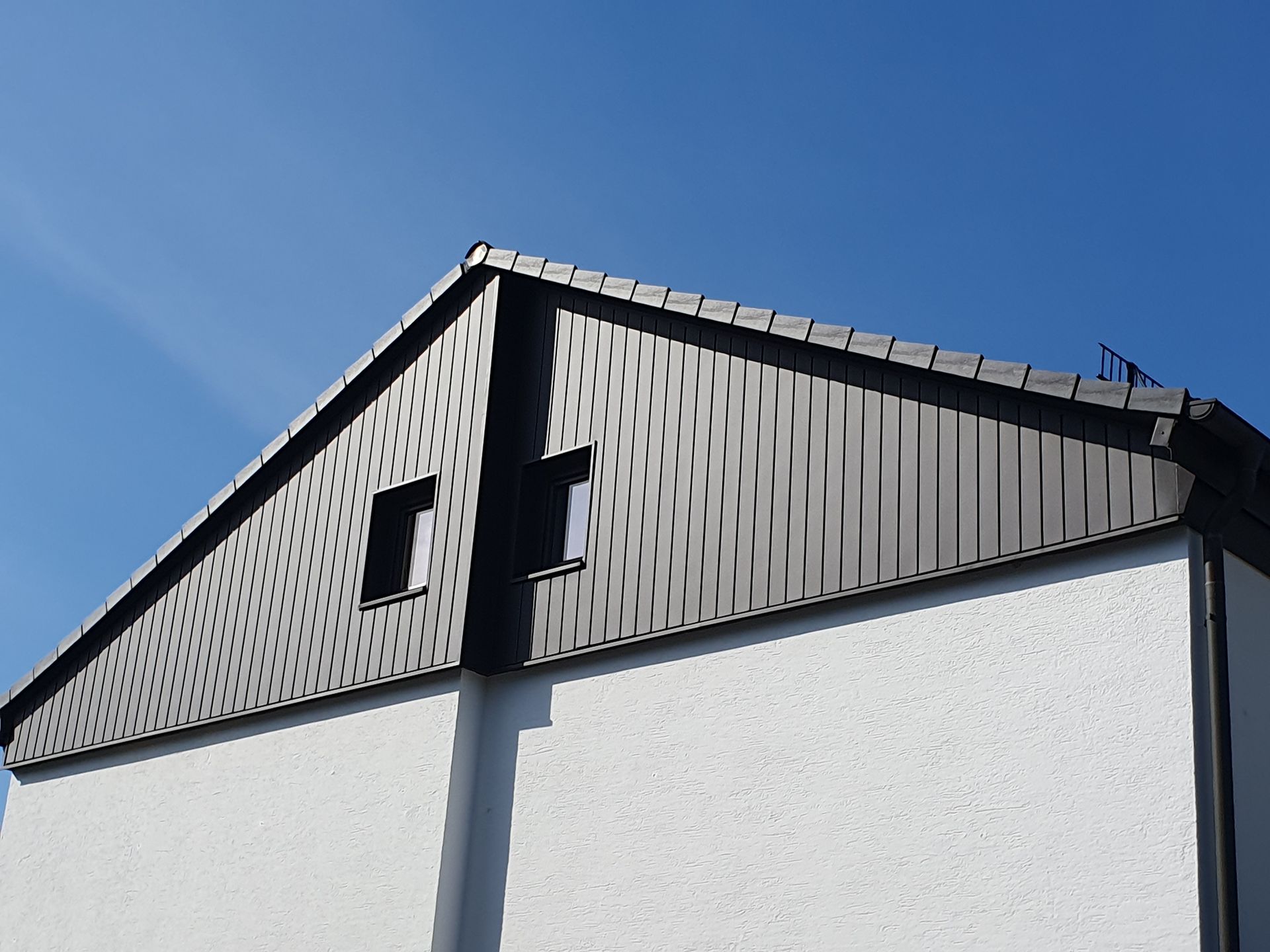 Giebelverkleidung mit Prefa Siding