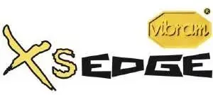 Un logotipo para xs edge con un logotipo de vibram en él.