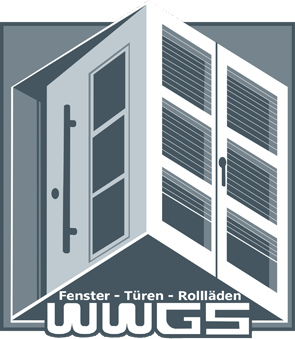 A logo for fenster türen rollladen wwgs