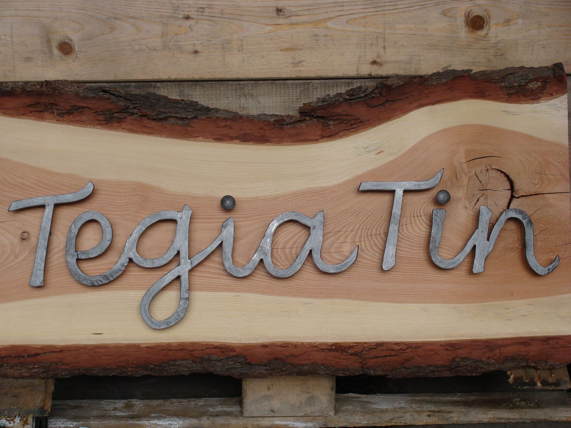 Schriftzug - Thomann Landmaschinen/Metallbau