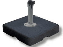 Betonsockel für Sonnenschirme