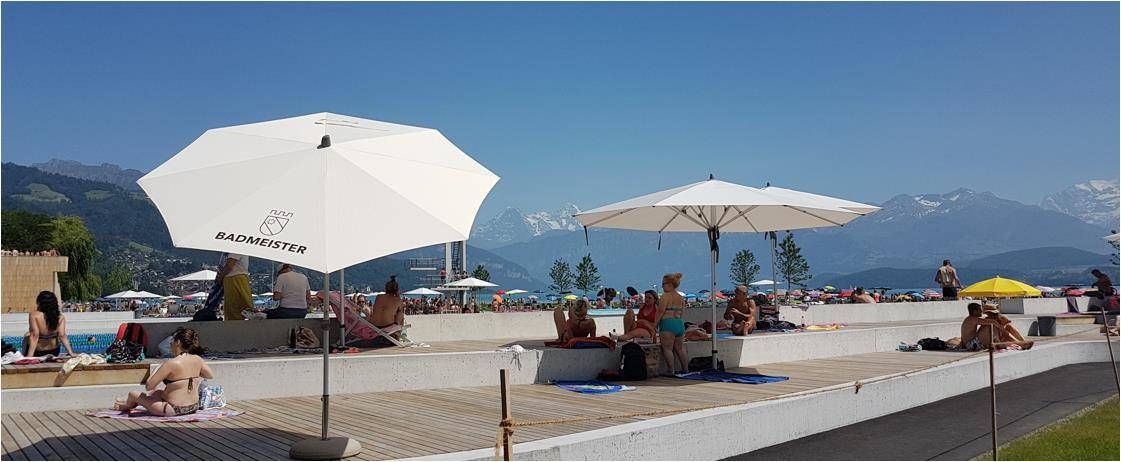 kleine gelbe Sonnenschirme