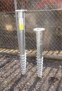 Schraubfundament für Sonnenschirme