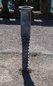 Schraubfundament für Sonnenschirme