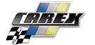 Ein Logo für ein Unternehmen namens Tarex mit einer Zielflagge.