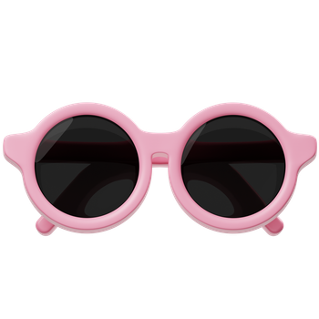 Des lunettes en 3D bleues