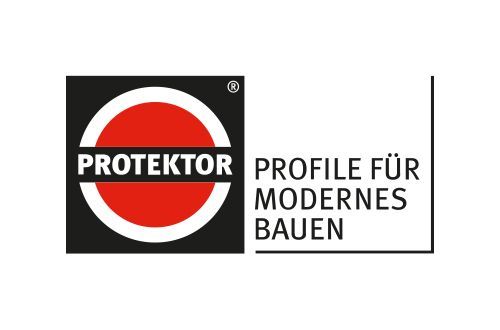 Ein Logo für ein Unternehmen namens Protektor Profile für modernes Bauen.