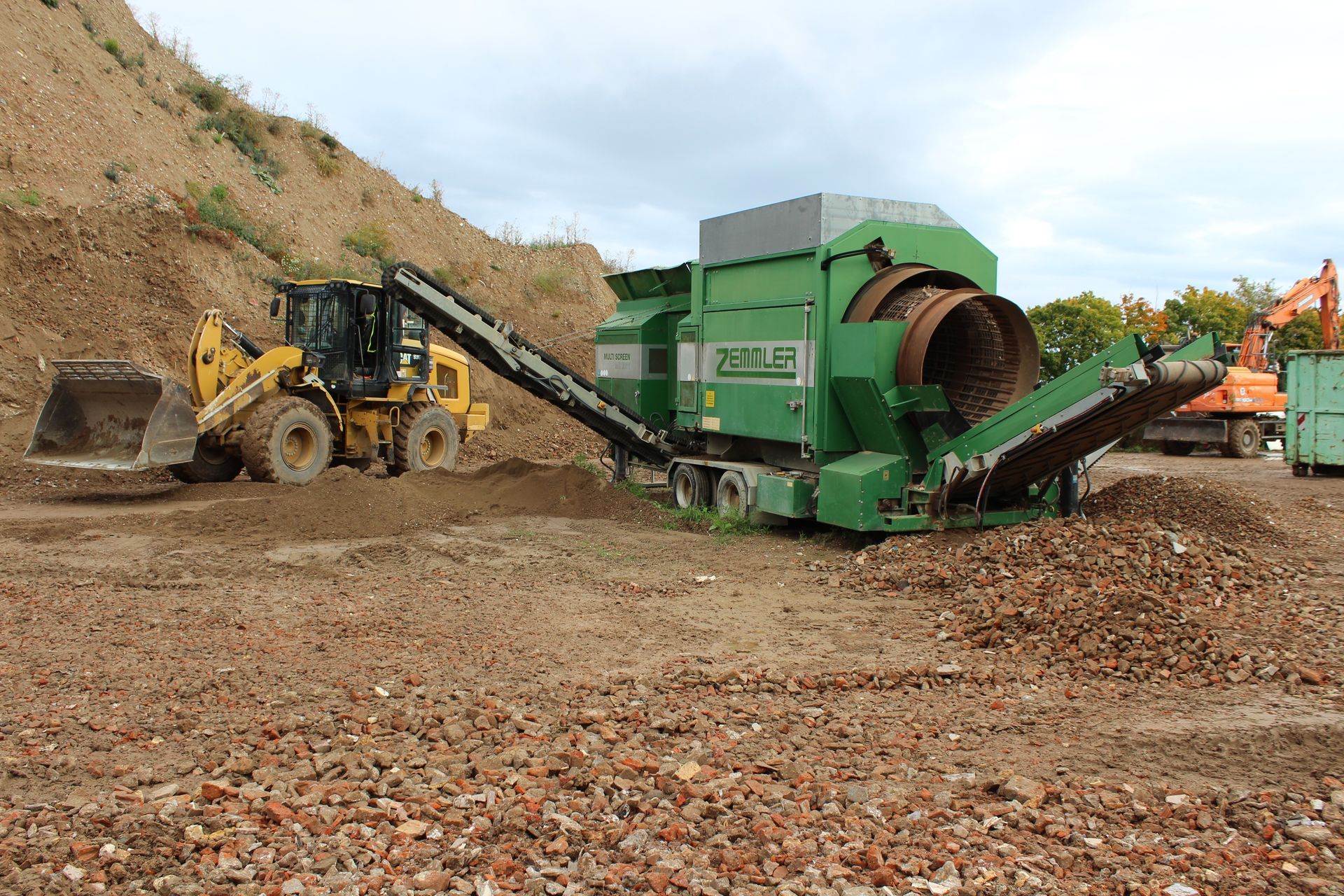 Betriebshof-Siebmasche