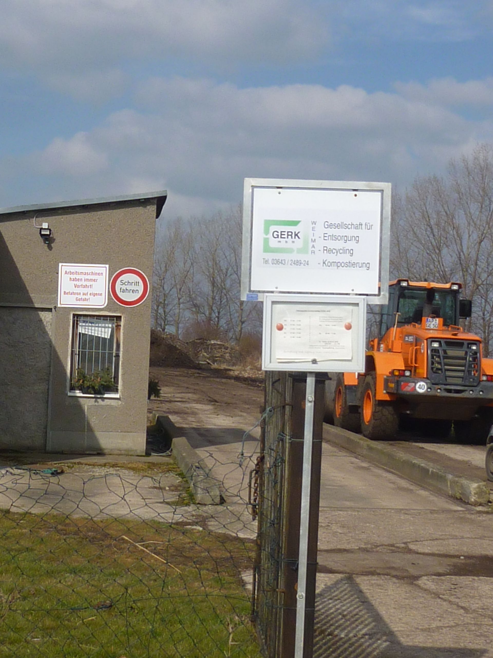 Kompostanlage-Eingang-Waage