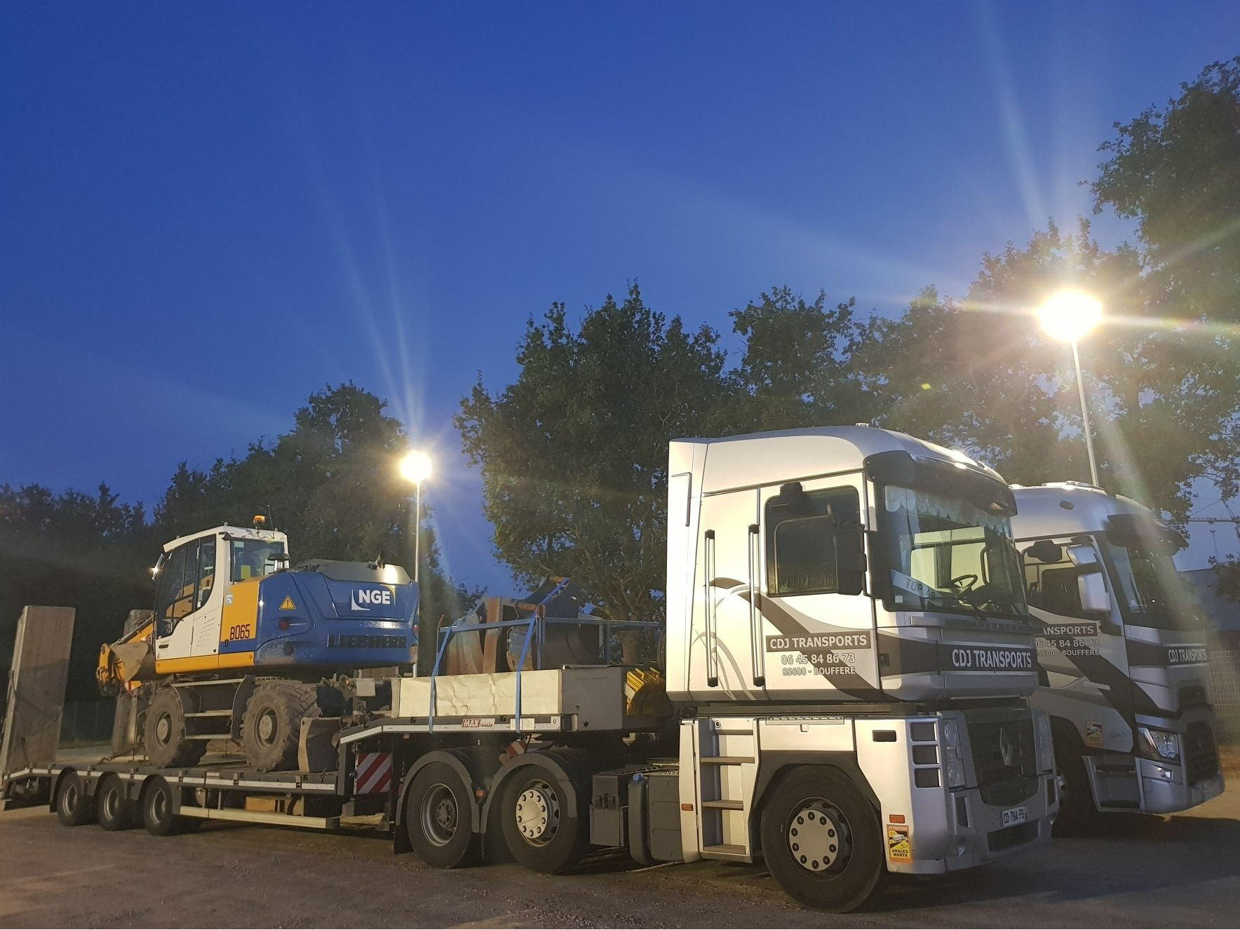 Convoie exceptionnel autour de Nantes et Cholet