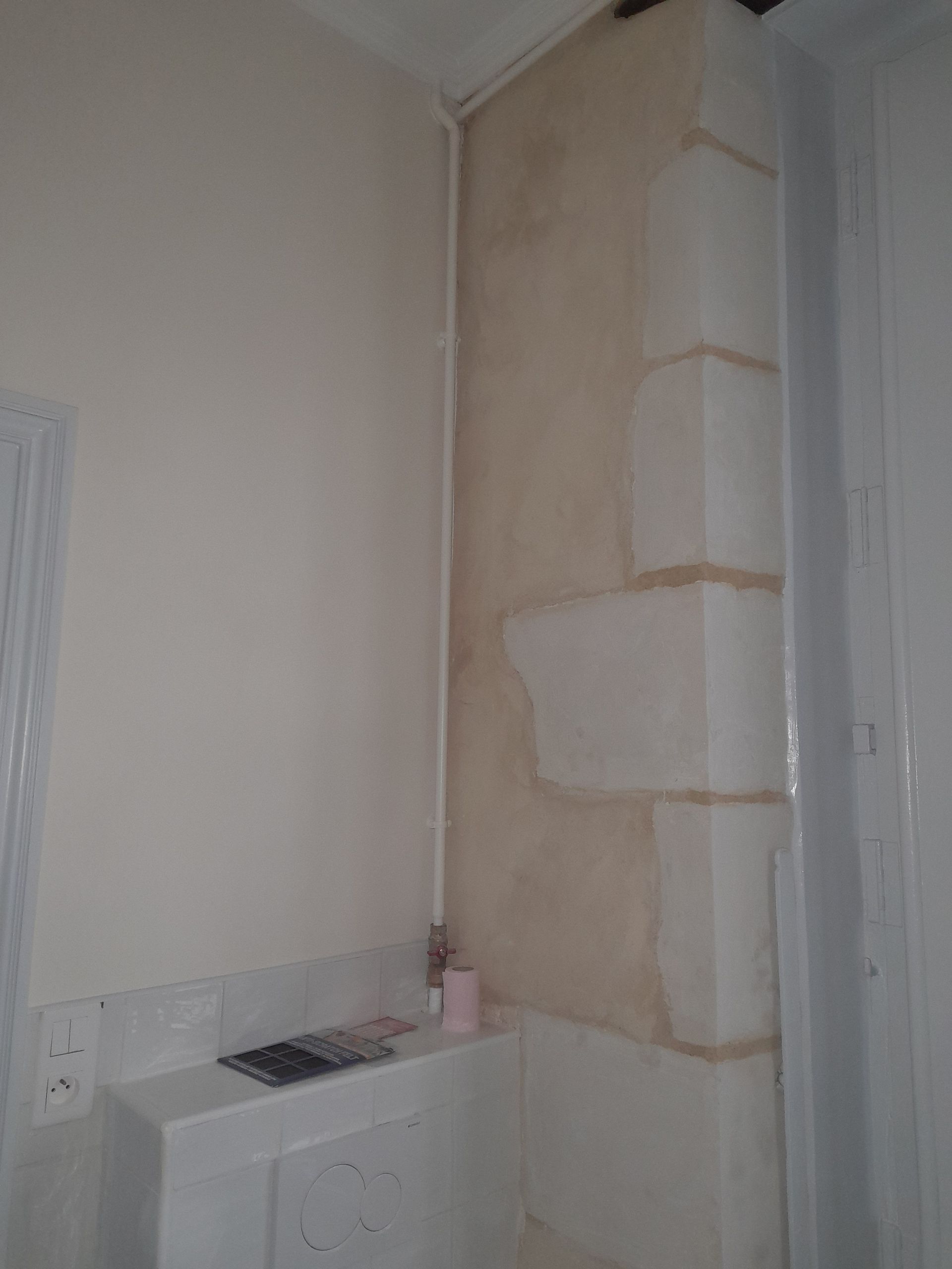 Murs avec pierre de parement