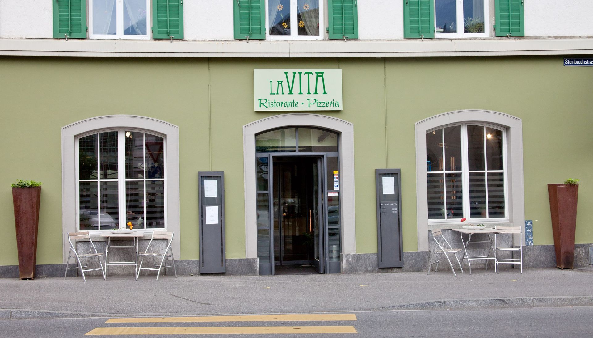Restaurant von Aussen - La Vita in Chur