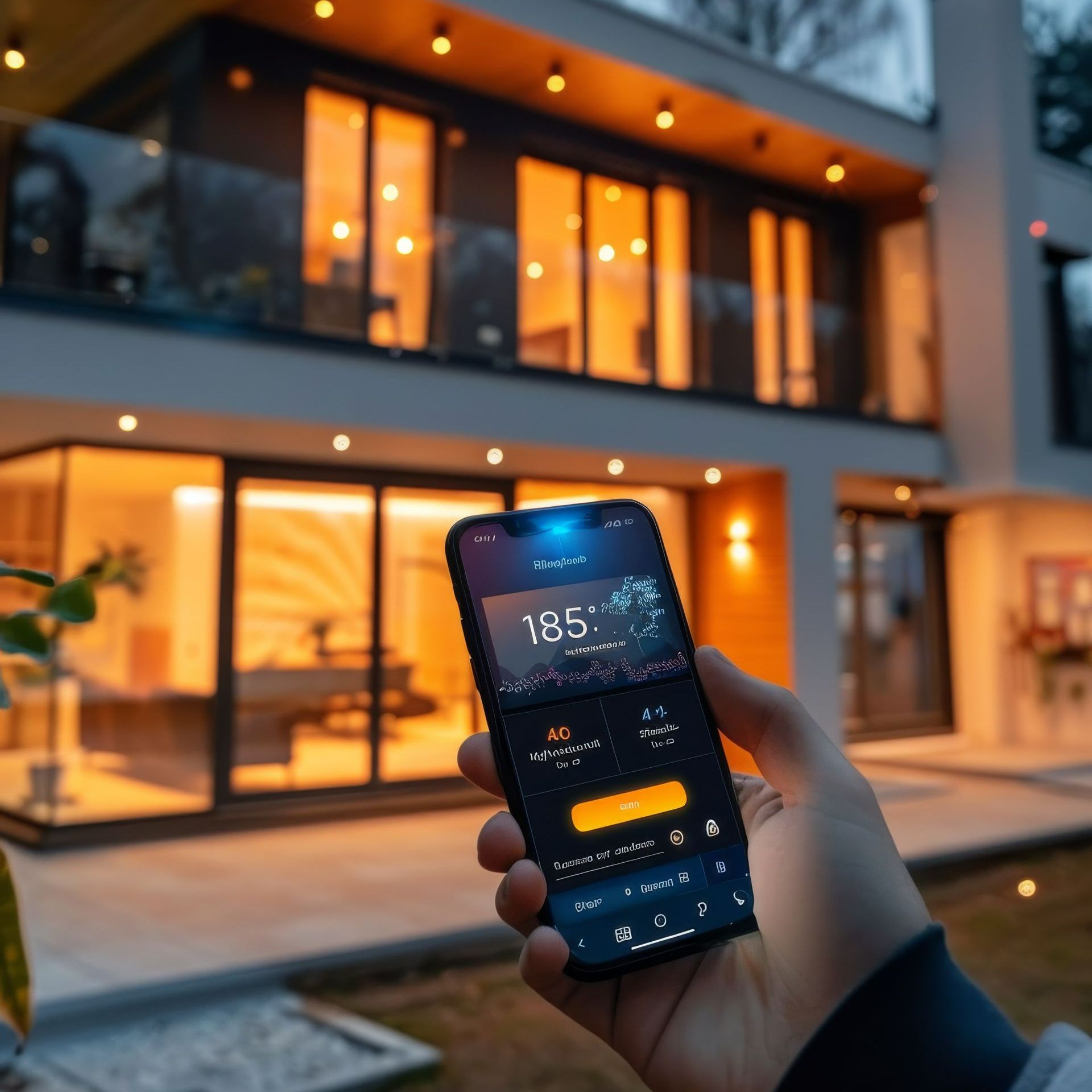 Système énergétique commandé au moyen d’une application mobile