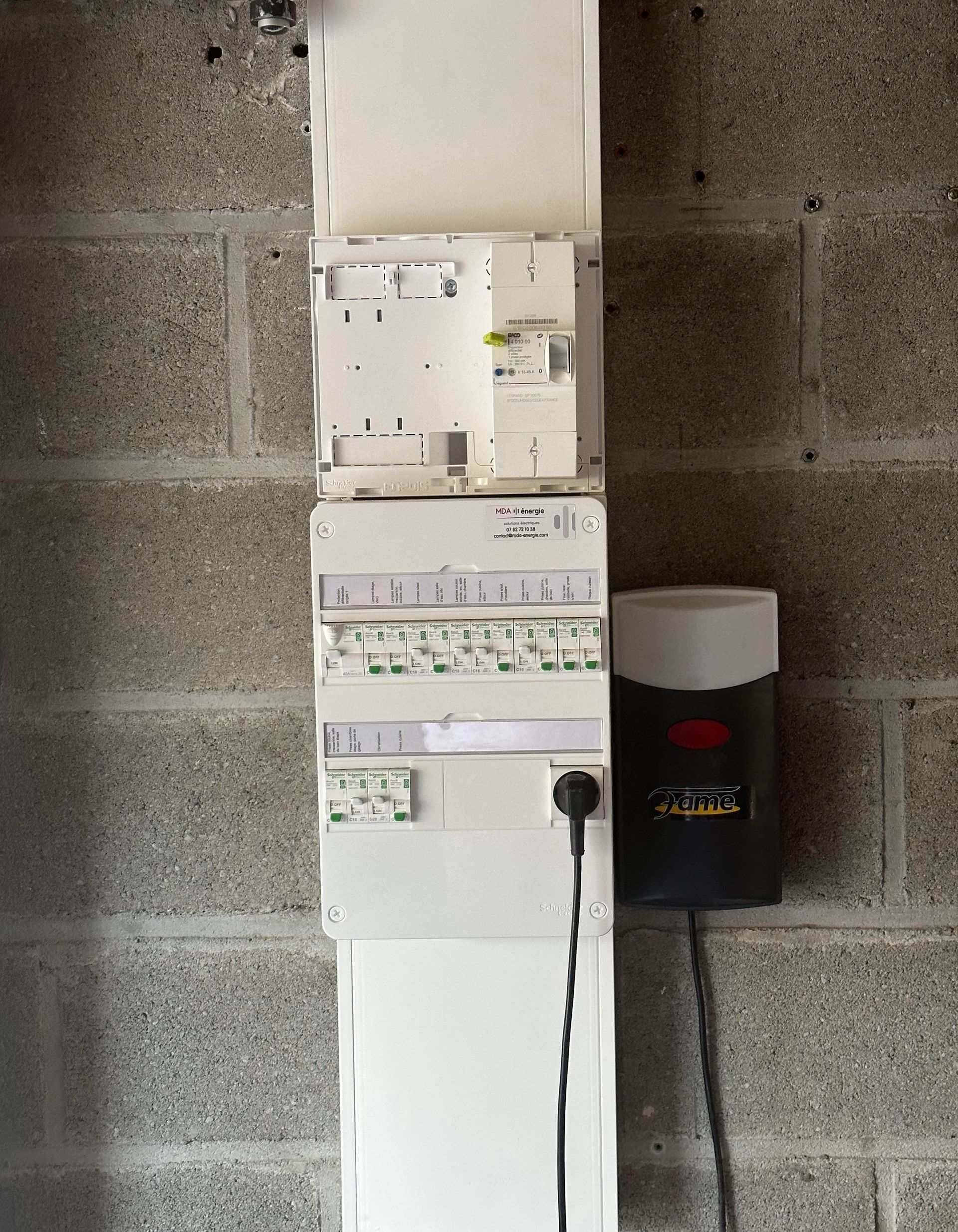 Un tableau électrique