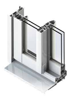 Chicane galbée fenêtre Azur