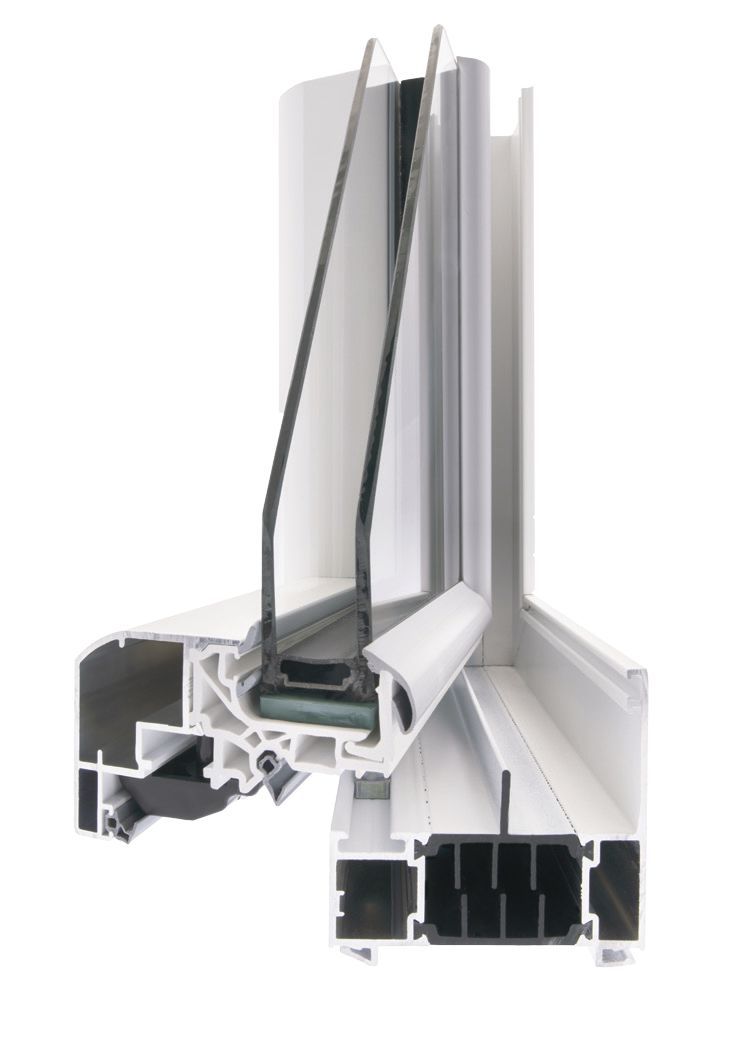 Ouvrant galbé pour fenêtre frappe azur alu