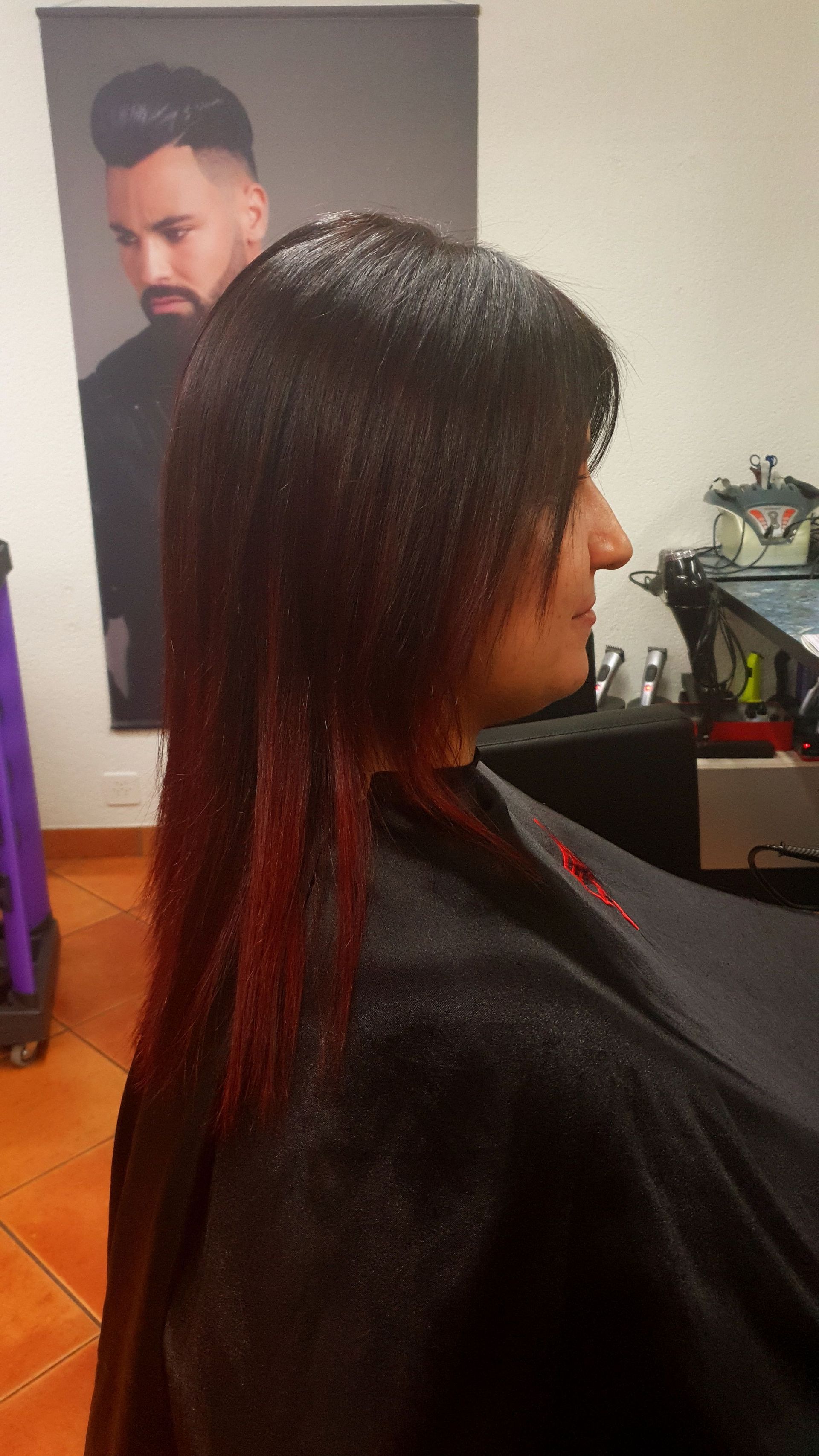 Coupe femme avec coloration - Mille & 1 Coiffures