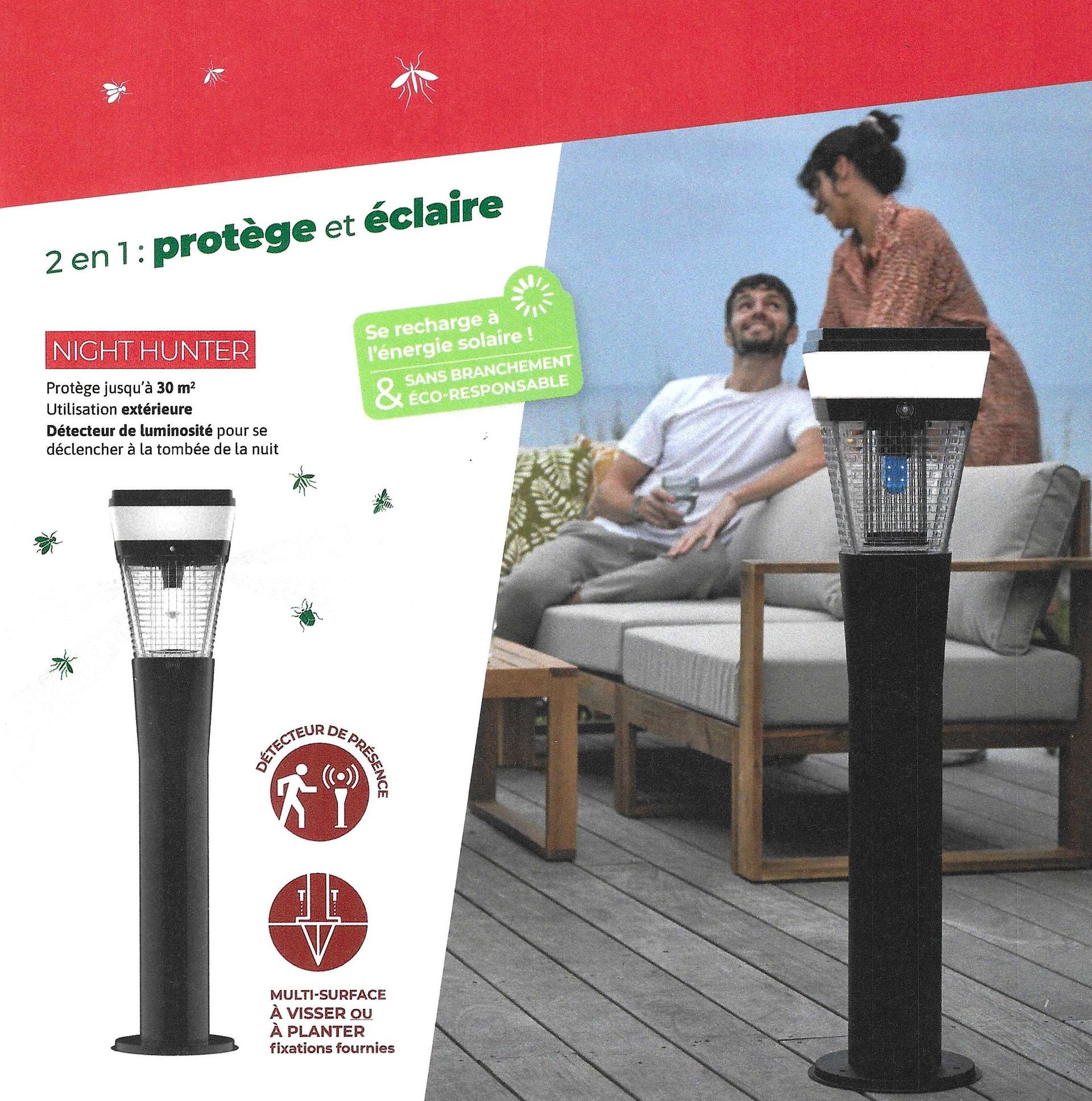flyer night hunter - attrape moustique