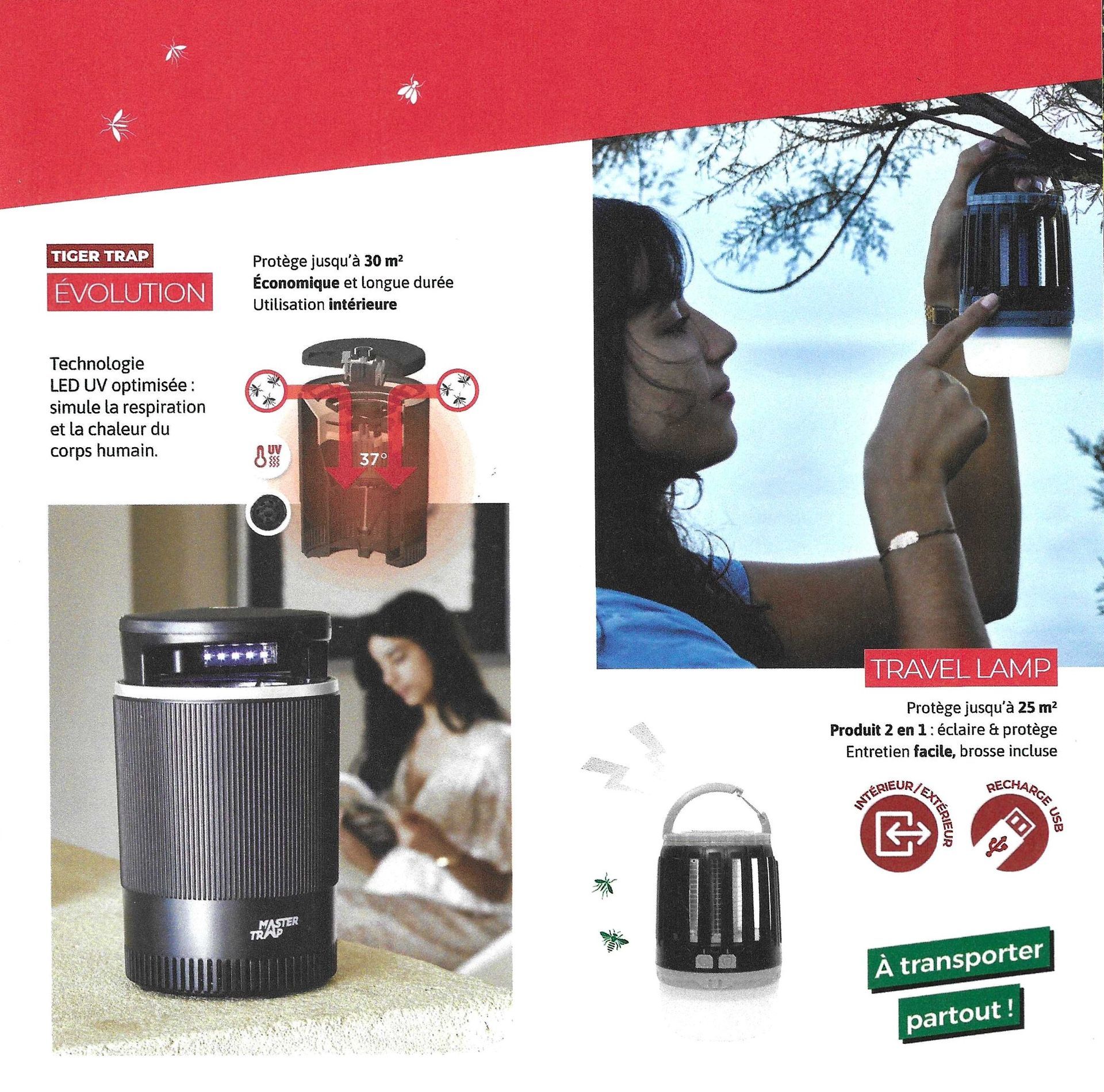Flyer Travel Lamp Elite - attrape moustique